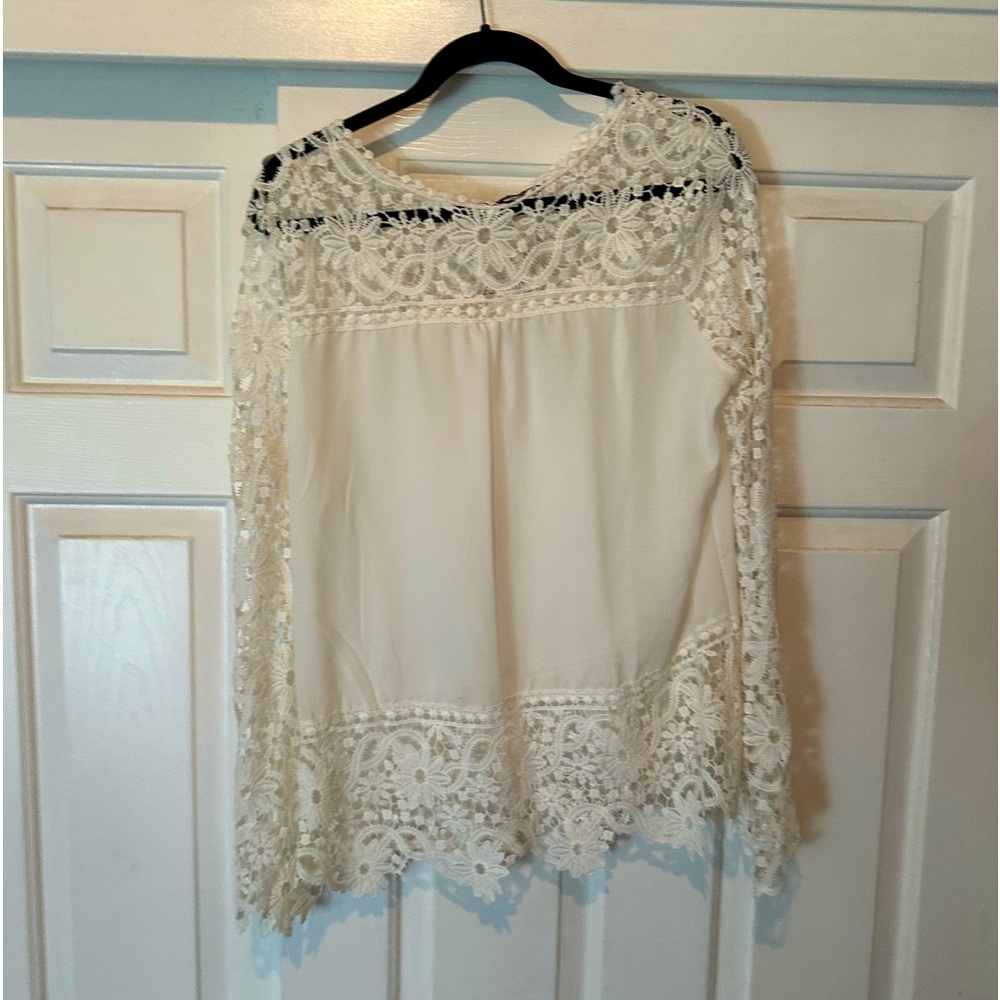 Blouse, embroidered, M